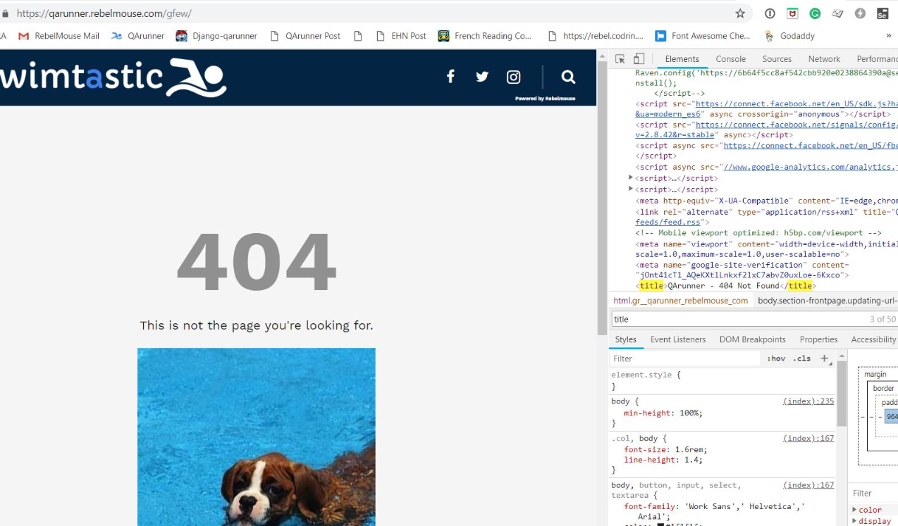 Теперь, когда сообщение удаляется, мы просто используем «404 Not Found» ({{currentpage_title}} - 404 Not Found) в теге <title>, и Google распознает страницу как 404: