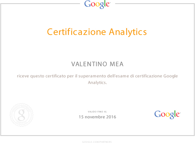 Сертификация Google Analytics